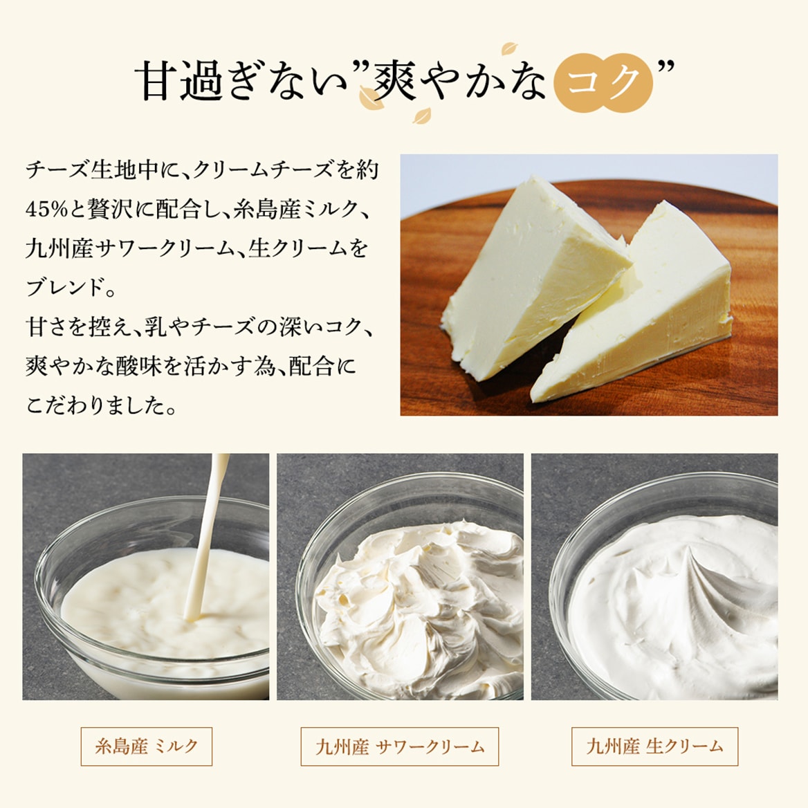 糸島チーズケーキ4号