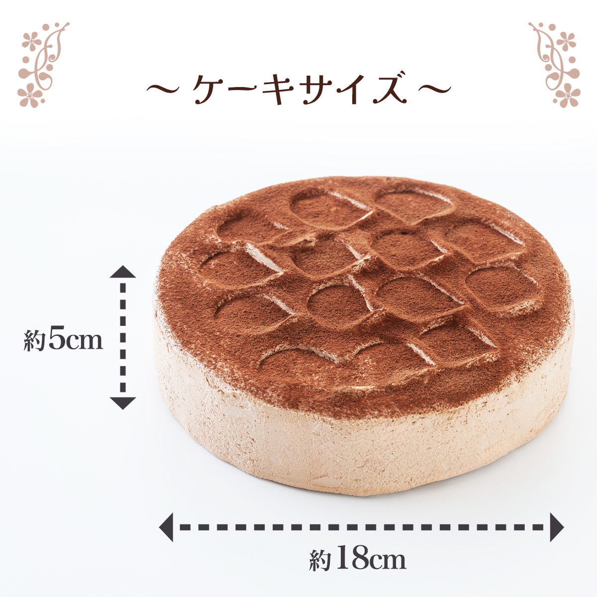 生チョコケーキ６号ホール-
