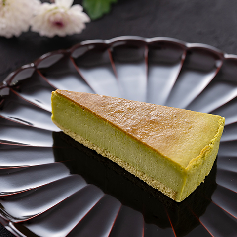 ベイクドチーズケーキ(宇治抹茶)