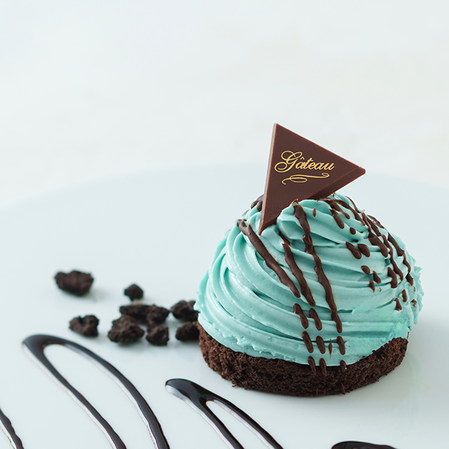 チョコミントモンブラン