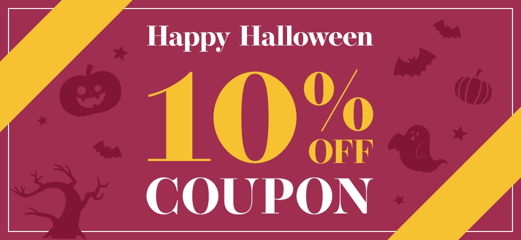 Happy Halloween 10% OFF COUPON